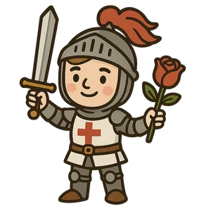 Illustration of Sant Jordi - Catalan