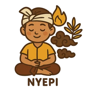 Illustration of Nyepi - Balinese