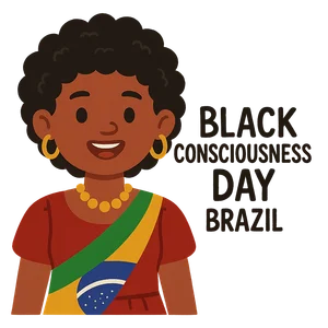 Illustration of Black Consciousness Day - Brazilian