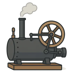 Illustration of The Steam Engine