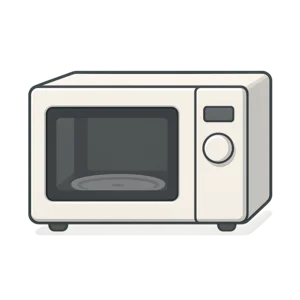 Illustration of Microwave Oven