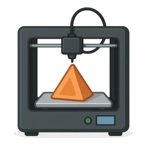 Illustration of 3D Printer