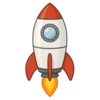 Illustration of Space Rocket