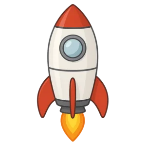 Illustration of Space Rocket