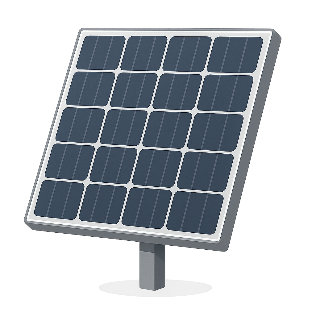 Illustration of Solar Panels