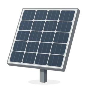 Illustration of Solar Panels