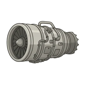 Illustration of Jet Engine