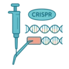 Illustration of CRISPR Gene Editing