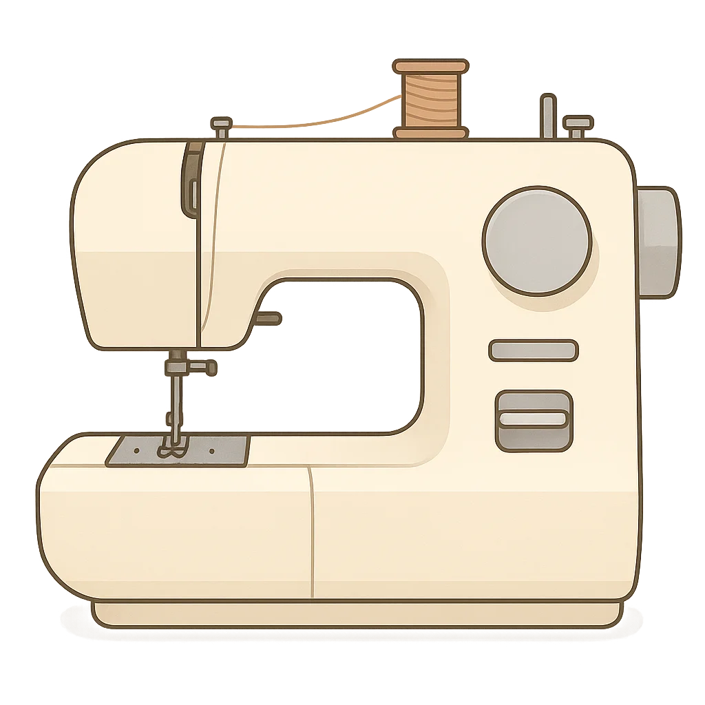 Illustration of Sewing Machine