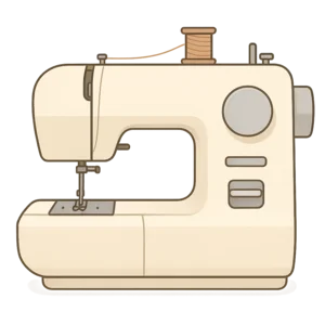 Illustration of Sewing Machine