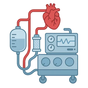Illustration of Heart Lung Machine