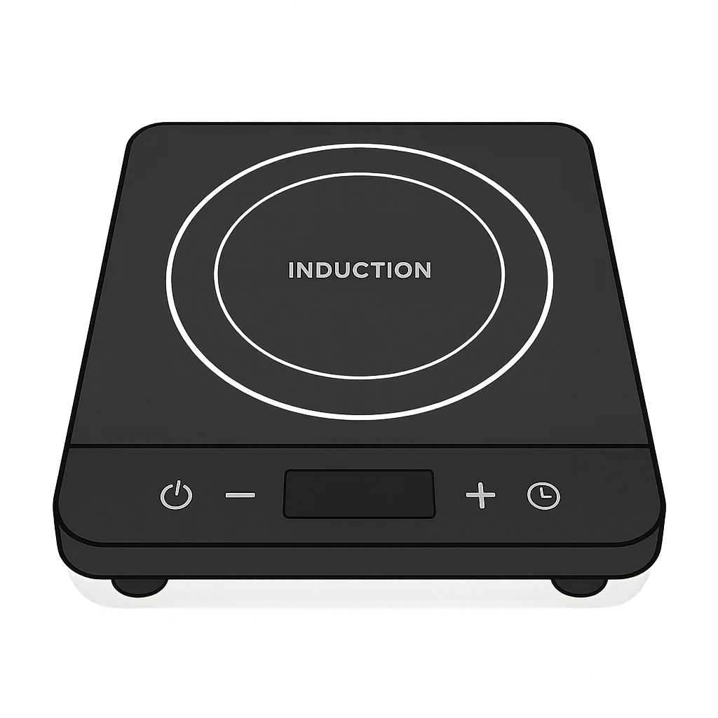 Illustration of Induction Cooktop