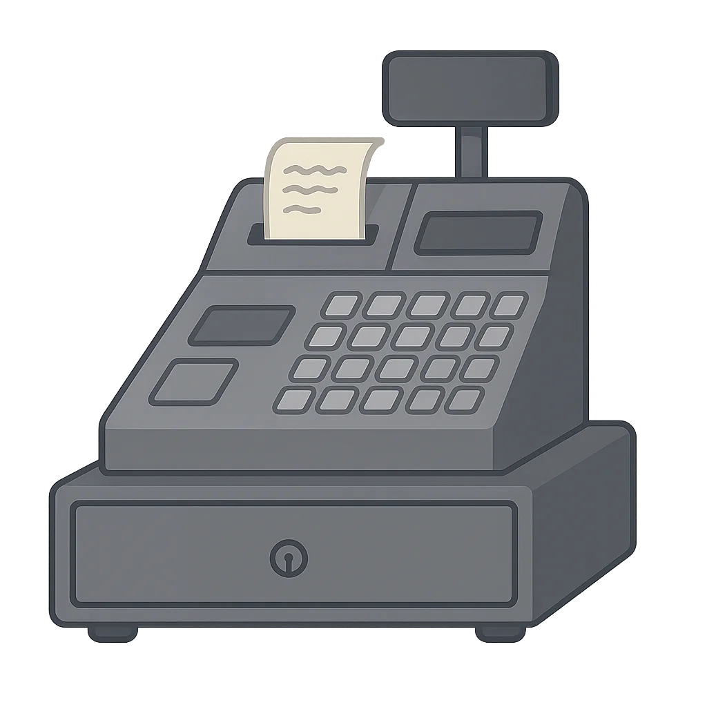Illustration of Cash Register