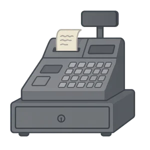 Illustration of Cash Register