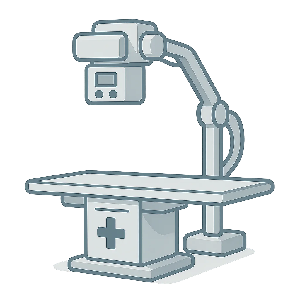 Illustration of X-ray Machine