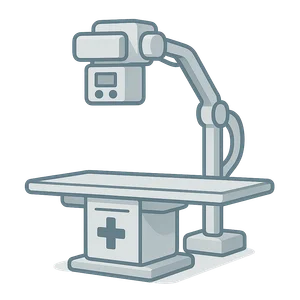 Illustration of X-ray Machine