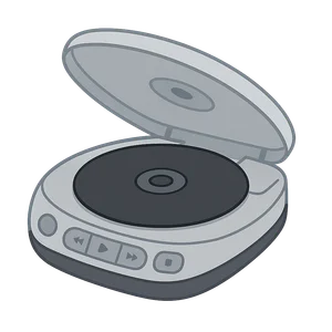Illustration of CD Player