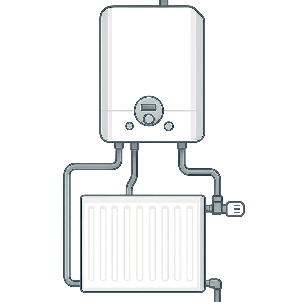 Illustration of Central Heating