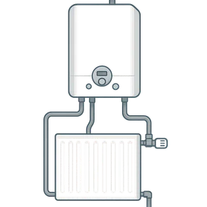 Illustration of Central Heating
