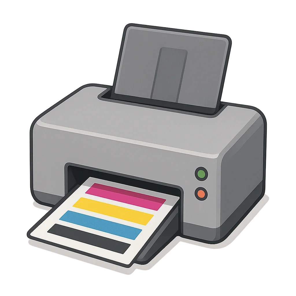 Illustration of Inkjet Printer