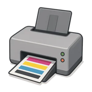Illustration of Inkjet Printer