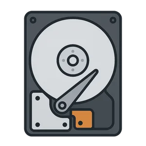 Illustration of Hard Disk Drive