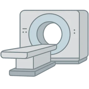Illustration of CT Scanner