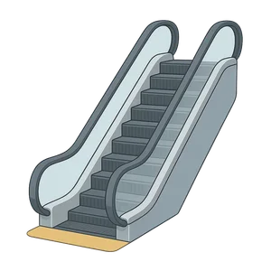 Illustration of Escalator