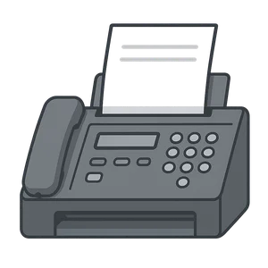 Illustration of Fax Machine