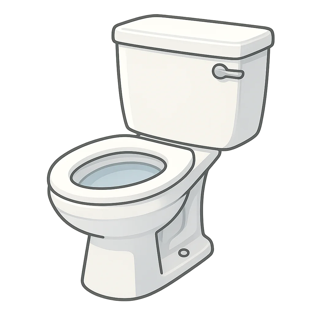 Illustration of Flush Toilet