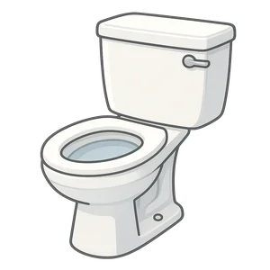 Illustration of Flush Toilet