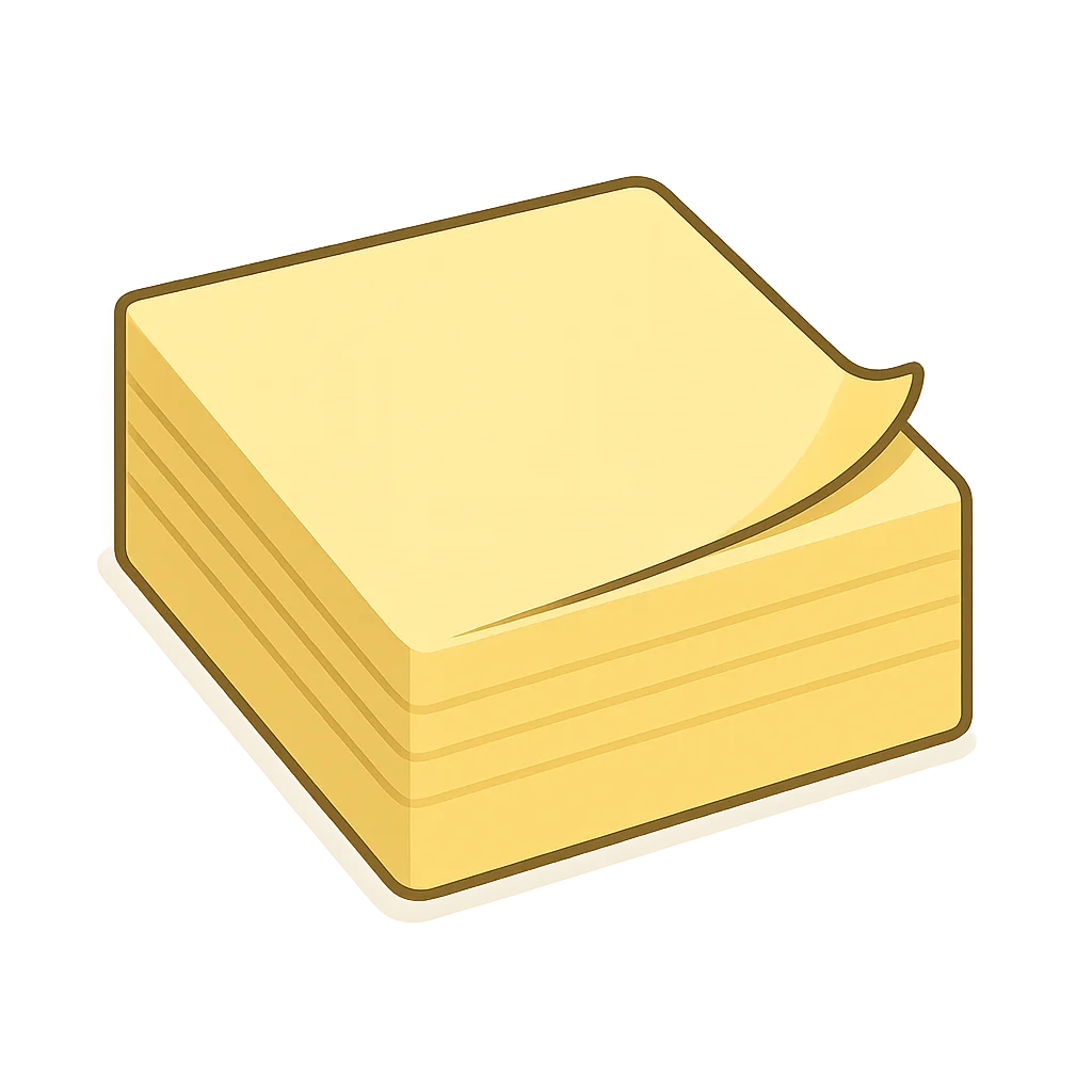 Illustration of Post-it Note