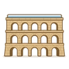 Illustration of Roman Aqueducts