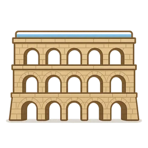 Illustration of Roman Aqueducts