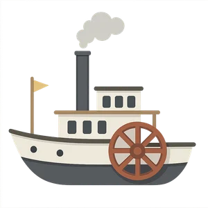 Illustration of Steamboat
