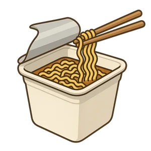 Illustration of Instant Noodles