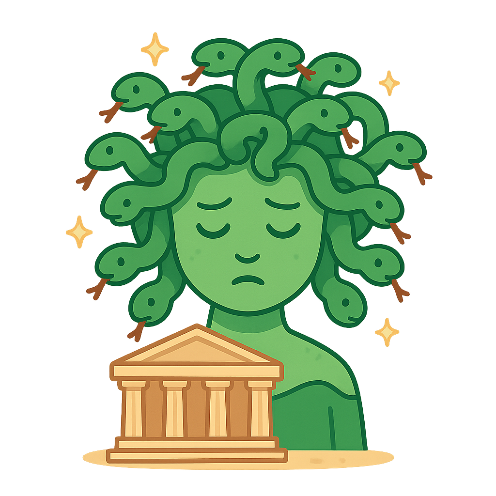 Illustration of Medusa