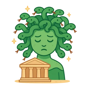 Illustration of Medusa
