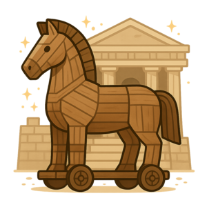 Illustration of The Trojan Horse