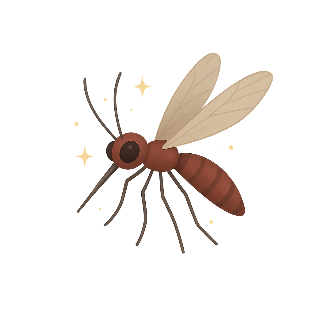 Illustration of Why Mosquitoes Buzz in People's Ears - West African