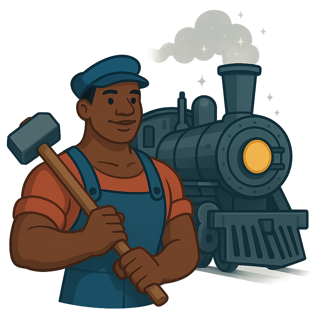 Illustration of John Henry - American