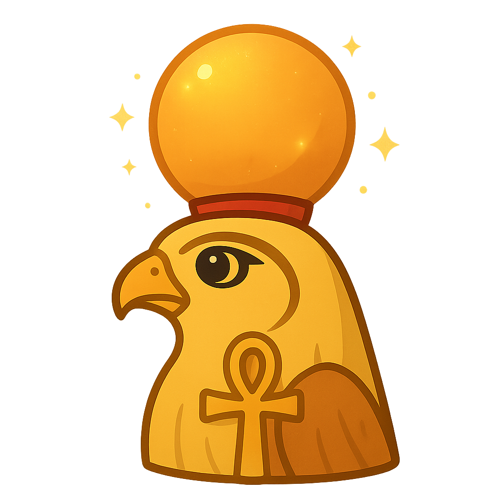 Illustration of Ra - Ancient Egyptian