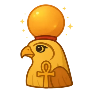 Illustration of Ra - Ancient Egyptian