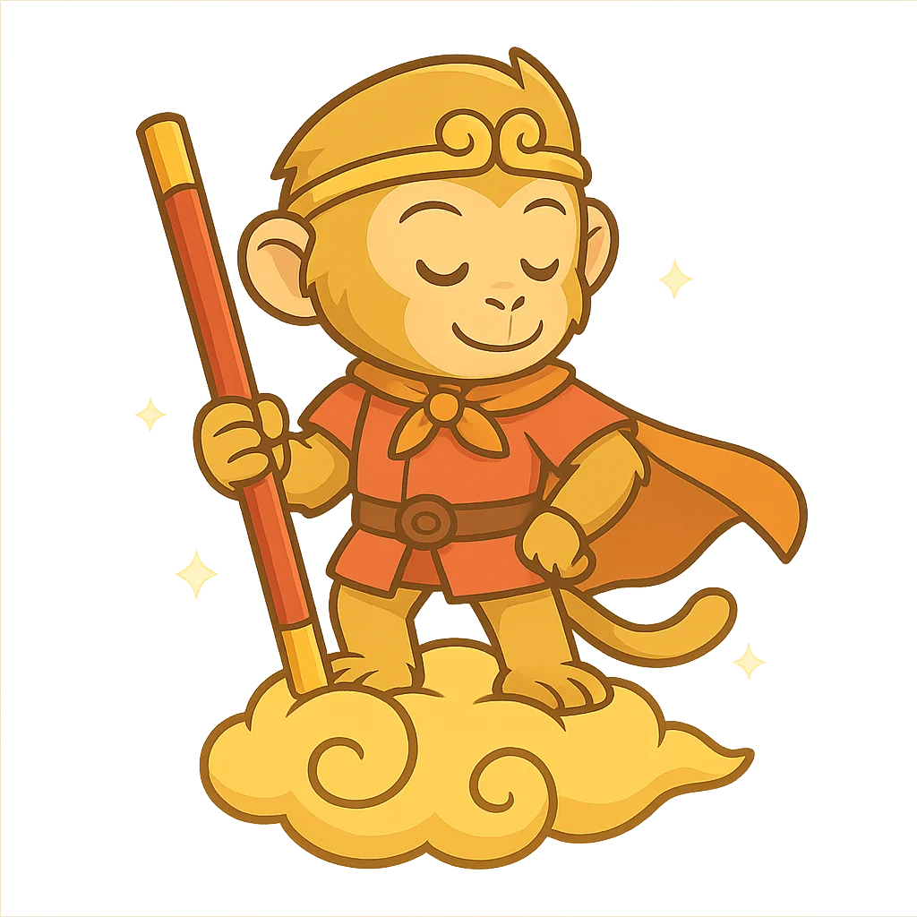 Illustration of The Monkey King - Chinese