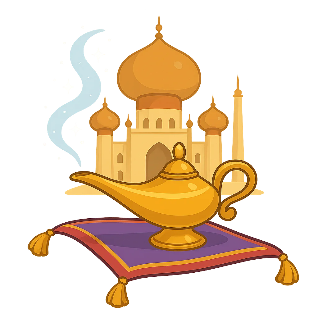 Illustration of Aladdin - Middle Eastern