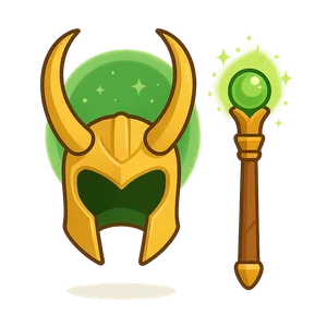 Illustration of Loki - Norse