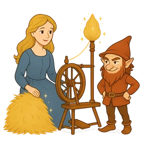 Illustration of Rumpelstiltskin - German