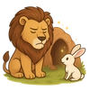 The Clever Rabbit and the Foolish Lion - Indian