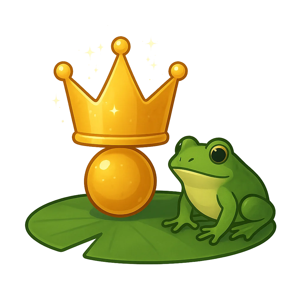 Illustration of The Frog Prince - German
