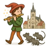 The Pied Piper of Hamelin - German